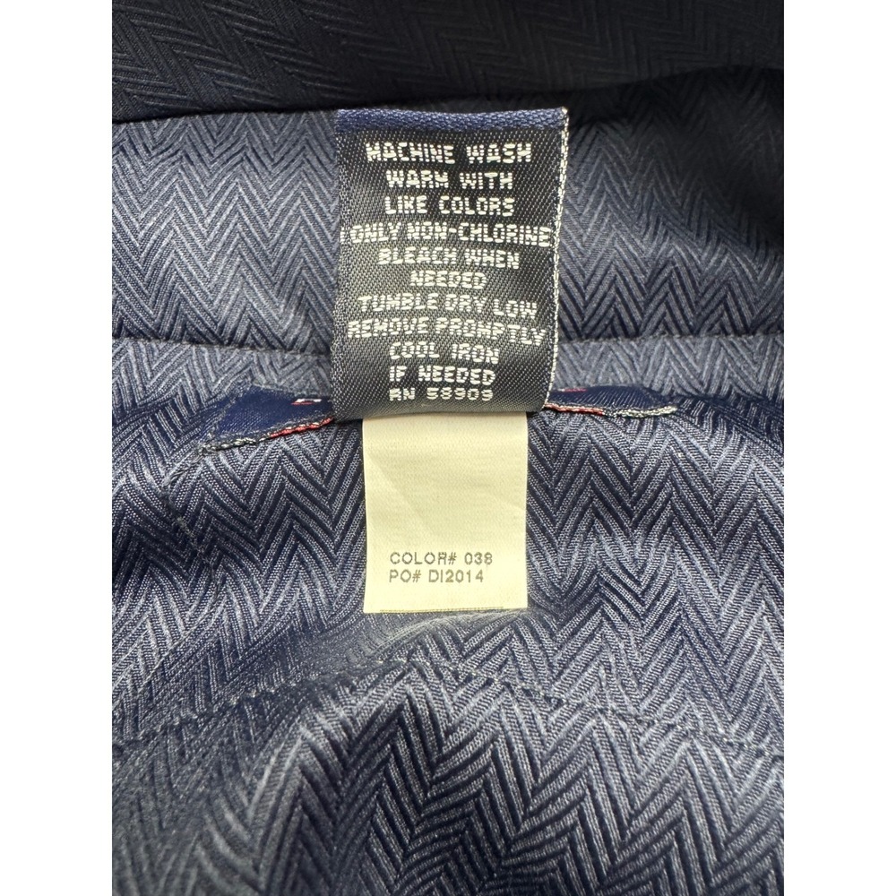 Roundtree & Yorke Mens 36x29 Charcoal Gray Check Plaid Pleated Dress Pants - Picture 5 of 16